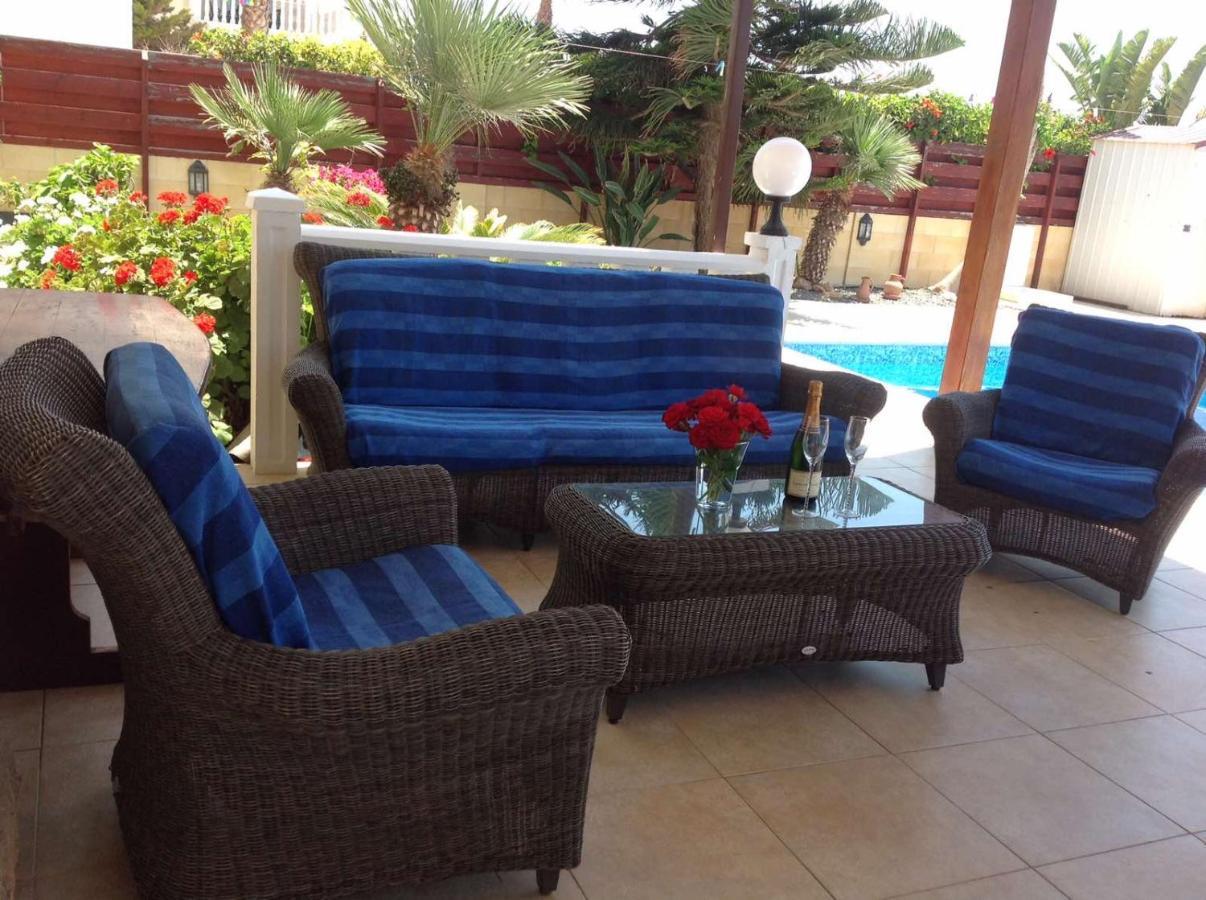 Carolyn Villa Is A Luxury 4-Bedroom Villa With Private Pool In Agia Napa Exterior foto